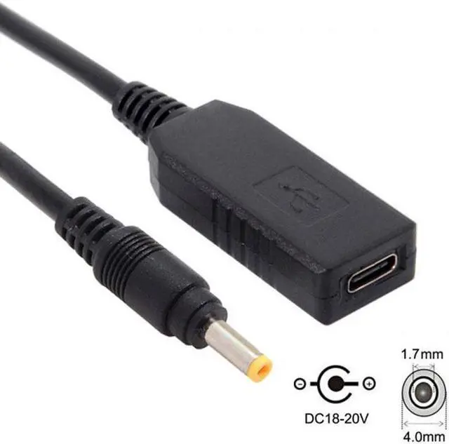 Main image of Aomoproing USB 3.1 Type C USB-C to DC 20V 4.0 1.7mm Power Plug PD Emulator Trigger Charge Cable for Laptop