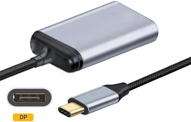 Alt view image 4 of 7 - Aomoproing USB-C Type C to Displayport Monitor DP Cable Adapter 4K 2K 60hz for TabletPhoneLaptop