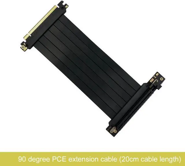 Alt view image 5 of 6 - Vertical Mounting Bracket Heavy PCI-E 3.0 X16 Graphics Card Vertical Bracket Extension Cable for ATX PC Case