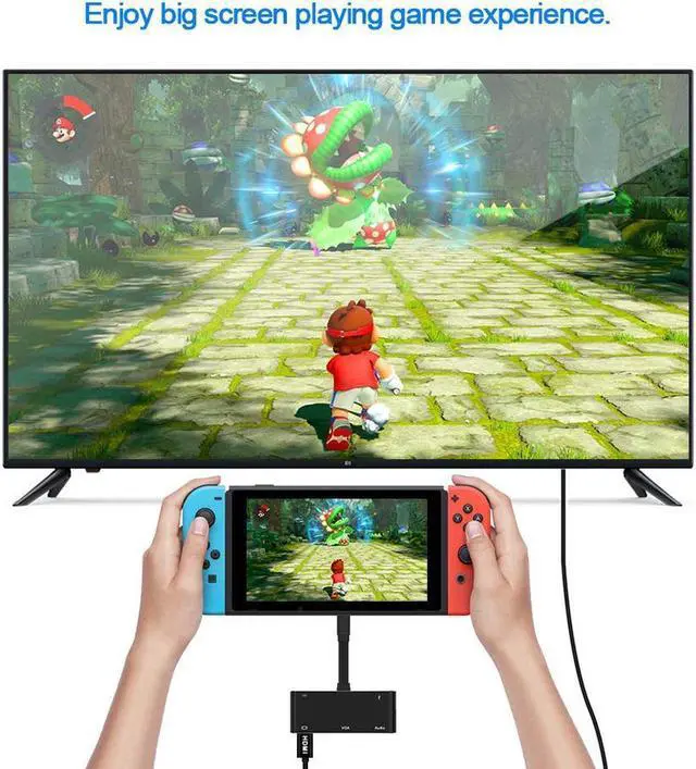 Alt view image 3 of 7 - Ultimate 5-in-1 USB C Adapter Docking Hub, Type C Thunderbolt 3 to 4K UHD HDMI Docker Converter with VGA, USB 3.0,3.5 mm Stereo Audio/Mic,60W Power Delivery for MacBook Pro Black