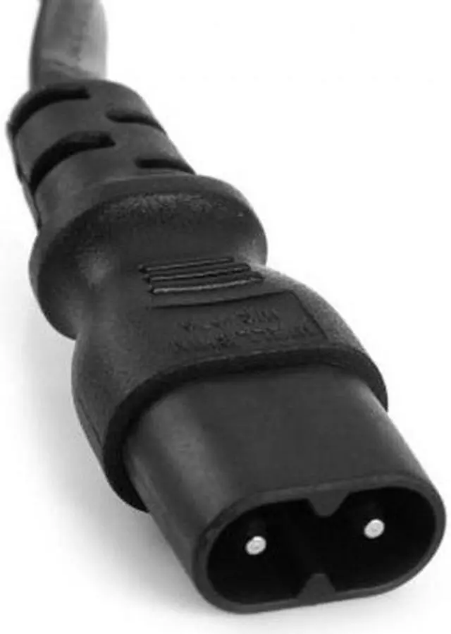 Alt view image 5 of 7 - Aomoproing  IEC 60320 C8 Plug to C7 Receptacle Male to Female Extension Power Supply Main Adapter Cable 30cm