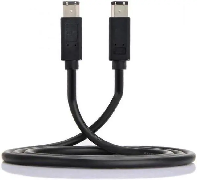 Alt view image 4 of 7 - Aomoproing 6 Pin to 6Pin FireWire 400 to FireWire 400 6-6 ilink Cable IEEE 1394 1.8m Black
