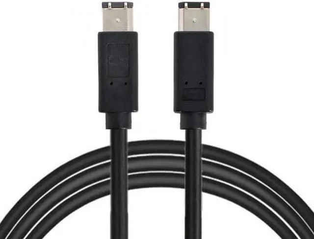 Alt view image 6 of 7 - Aomoproing 6 Pin to 6Pin FireWire 400 to FireWire 400 6-6 ilink Cable IEEE 1394 1.8m Black