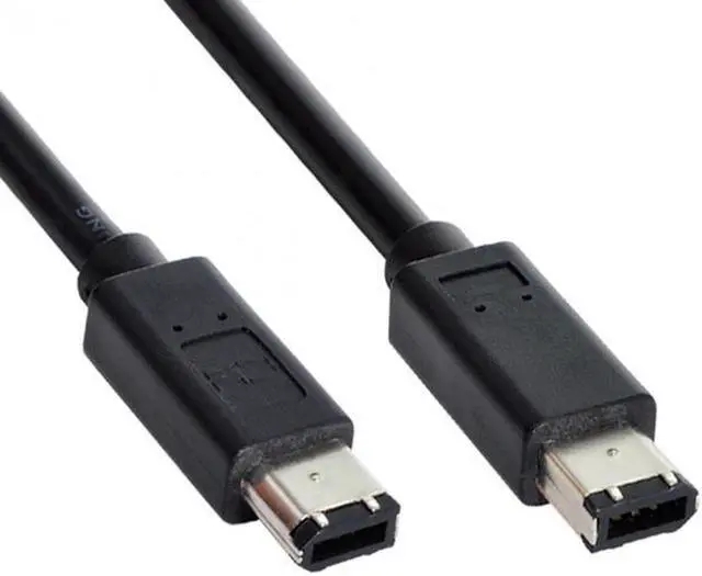 Alt view image 2 of 7 - Aomoproing 6 Pin to 6Pin FireWire 400 to FireWire 400 6-6 ilink Cable IEEE 1394 1.8m Black