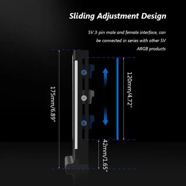 Alt view image 2 of 6 - Coolmoon Graphics Card GPU Brace Support Video Card Sag Holder/Holster Bracket