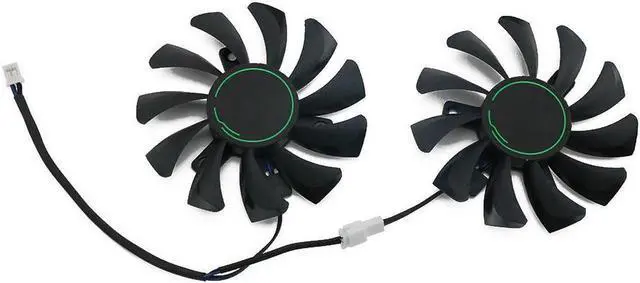 Alt view image 2 of 4 - 75MM HA8010H12F-Z Cooler Fan Replacement GTX1650 For MSI GeForce GTX 1650 SUPER VENTUS XS Graphics Card Fans
