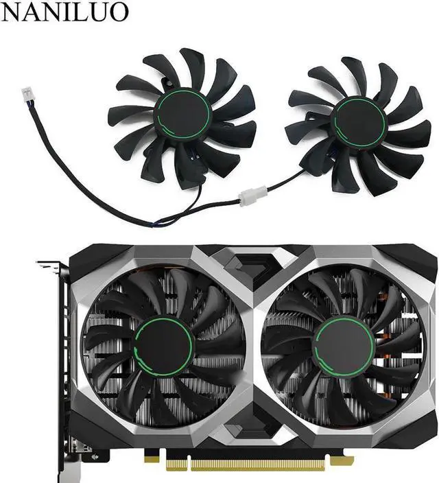 Main image of 75MM HA8010H12F-Z Cooler Fan Replacement GTX1650 For MSI GeForce GTX 1650 SUPER VENTUS XS Graphics Card Fans