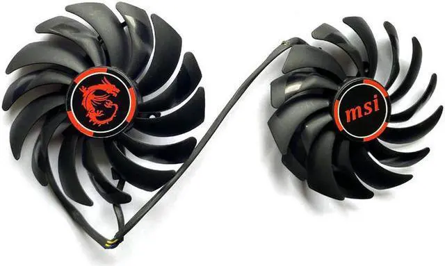 Alt view image 3 of 6 - 95MM PLD10010S12HH 4PIN GTX980 GPU FAN For MSI Radeon R9 380 Armor 2X GTX 1060 970 RX580 Graphics Video Card Cooling Fans