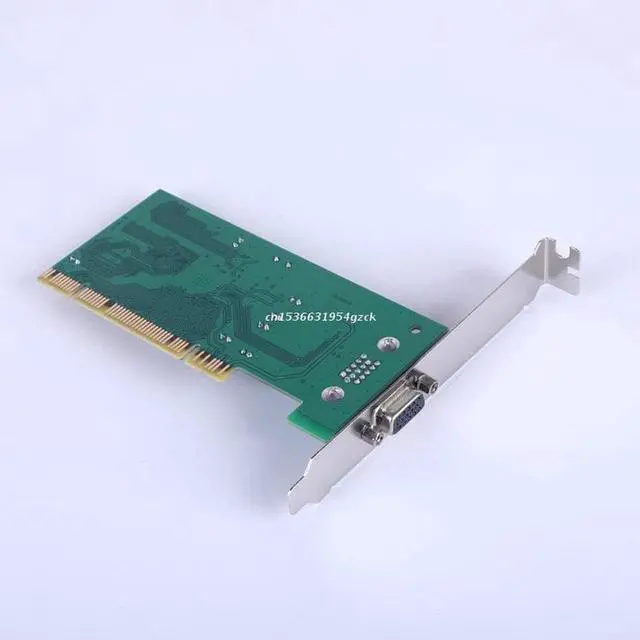 Alt view image 2 of 6 - Multi-Display Graphics Card 8MB 32Bit VGA Video Card PCI Low Profile Tractor Card for ATI Rage XL SDRAM
