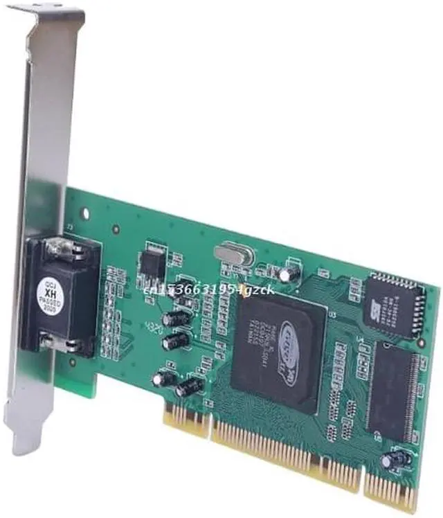 Alt view image 4 of 6 - Multi-Display Graphics Card 8MB 32Bit VGA Video Card PCI Low Profile Tractor Card for ATI Rage XL SDRAM