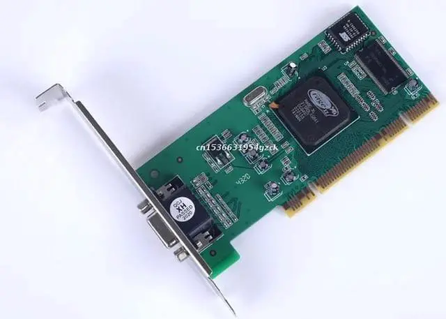 Alt view image 5 of 6 - Multi-Display Graphics Card 8MB 32Bit VGA Video Card PCI Low Profile Tractor Card for ATI Rage XL SDRAM
