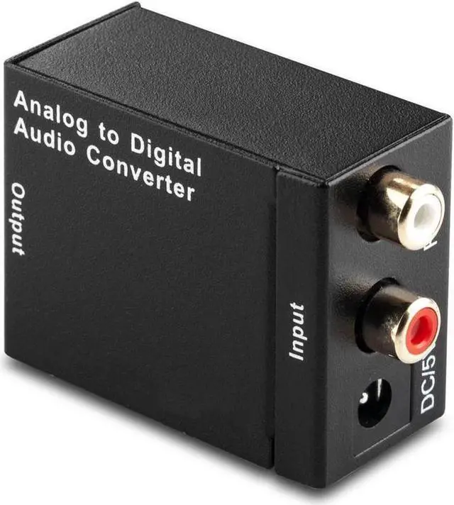 Alt view image 3 of 5 - Musou RCA Analog to Digital Optical Toslink Coaxial Audio Converter Adapter with Optical Cable