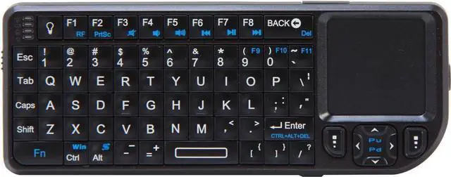 Alt view image 2 of 5 - Vision-Tek Candyboard 900319 Black 69 Normal Keys USB RF Wireless Mini Keyboard