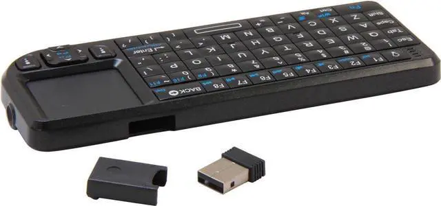 Alt view image 3 of 5 - Vision-Tek Candyboard 900319 Black 69 Normal Keys USB RF Wireless Mini Keyboard