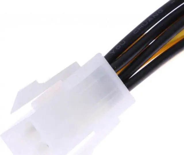 Alt view image 4 of 7 - Aomoproing 10cm 4Pin to 8 Pin EPS 12V ATX Motherboard Power Supply Adapter Converter Cable