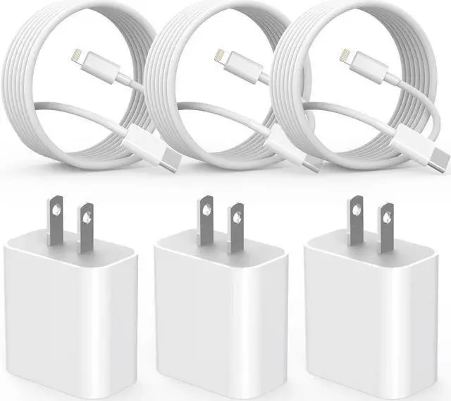 Main image of Fast Charger iPhone,iPhone Charger Cable,3Pack iPhone Charger Fast Charging 6Foot iPhone Charging USB C Charger Adapter 6FT Type C to Lightning Cable for iPhone 14 Pro Max/14 Plus/13/12 Mini/11/XS/SE