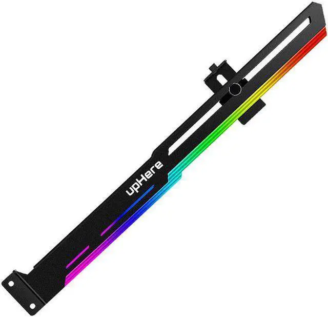 Main image of YT 276mm Videocard Support 5v 3pin 4pin RGB Sync Fusion Horizontal Adjustable Graphics Card Stand Video Card Holder GPU Bracket