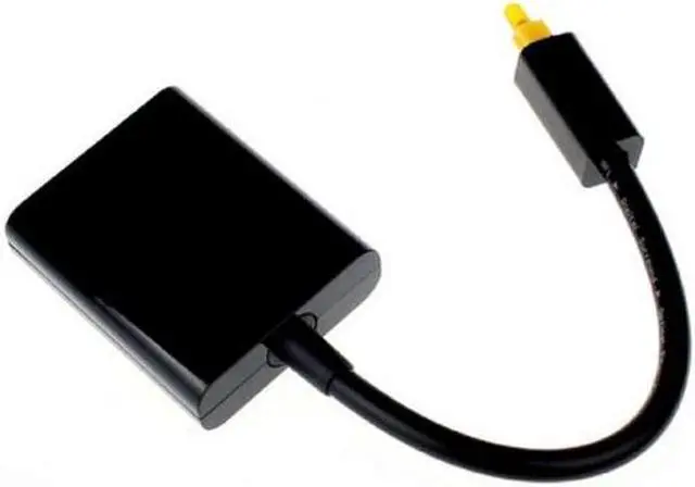 Alt view image 2 of 7 - Aomoproing Dual Port Toslink Digital Optical Audio Splitter Adapter Fiber Optic Audio Cable 1 In 2 Out Black