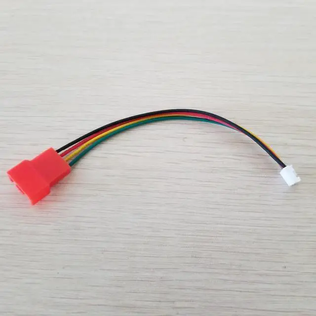 Alt view image 2 of 4 - 5pcs/lot PCI-E Graphics Video Card PWM Fan Power Supply Lead Cable 4Pin Small Type to Mainboard 4P Compatible with 3Pin