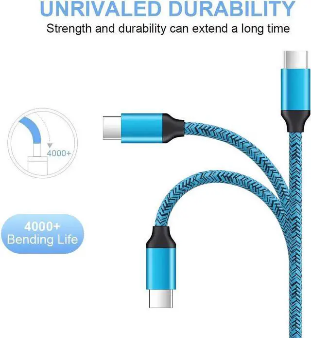 Alt view image 4 of 6 - C Type Charger Fast Charge Wall Charger Block Plug Fast Charger Type C Android USB C Phone Charger Cord Cable 6ft for Samsung Galaxy S23/S22/S21/S21+/S21 Ultra/S20/Note 20 10 9/S10/S9/A10e/A20/A50/A51