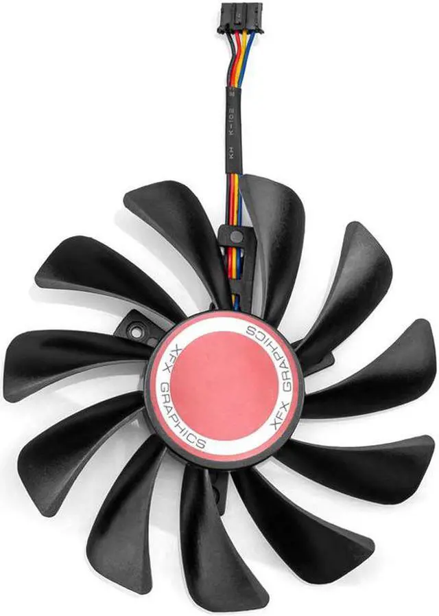 Alt view image 2 of 6 - 2pcs/set 95MM FDC10U12S9-C CF1010U12S CF9010H12S XFX RX580 GPU Cooler Fan For HIS RX 590 580 570 Graphics Card Cooling