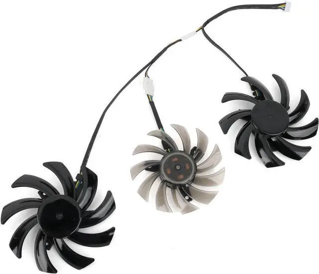 Alt view image 4 of 4 - 3Pcs/Lot New 75MM 85MM FD7010H12S Cooling Fan Replacement For Sapphire Radeon Toxic R9 270X 280X Graphics Video Card Cooer Fans