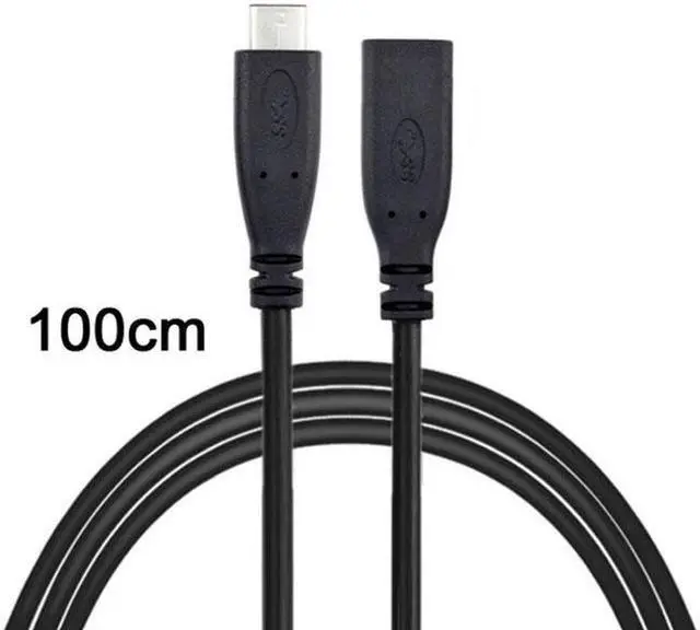 Alt view image 2 of 5 - Aomoproing USB-C USB 3.1 Type C Male to Female Extension Data Cable for LaptopMacbook Tablet Mobile Phone 1m