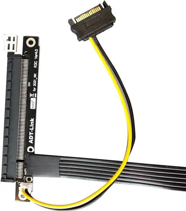 Main image of ADT-Link RTX3090 Graphics Card Extension Cable PCIe 4.0 x16 To x1 Riser Card A/N Cards Gen4 PCI-E4 Riser Cable For BTC Miner 35cm