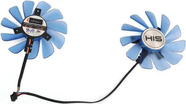 Alt view image 2 of 4 - 2pcs/set 85MM FDC10U12S9-C RX480 GPU VGA Alternative Cooler Fan For HIS RX 570 RX470 Graphics Card Cooling