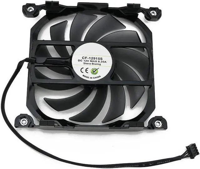 Alt view image 2 of 3 - CF-12915S 970 960 750Ti ITX 1060ITX GPU Card Cooler Fan For INNO3D GeForce GTX 1060 Compact graphics card Fan