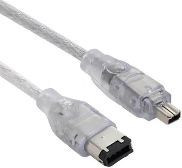 Alt view image 2 of 7 - Aomoproing 1394 6Pin to Firewire 400 IEEE 1394 4 Pin Male iLink Adapter Cord Cable for Camera Camcorder