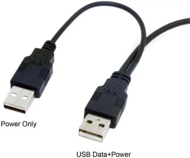 Alt view image 7 of 7 - Aomoproing Dual USB 2.0 Male to Standard B Male Y Cable 80cm for PrinterScannerExternal Hard Disk Drive