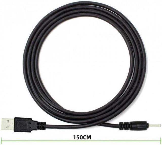 Alt view image 2 of 7 - Aomoproing 2pcs/lot USB 2.0 Male Type-A to 5V DC 2.0x0.7mm DC Power Round Plug Cable 150cm 24AWG