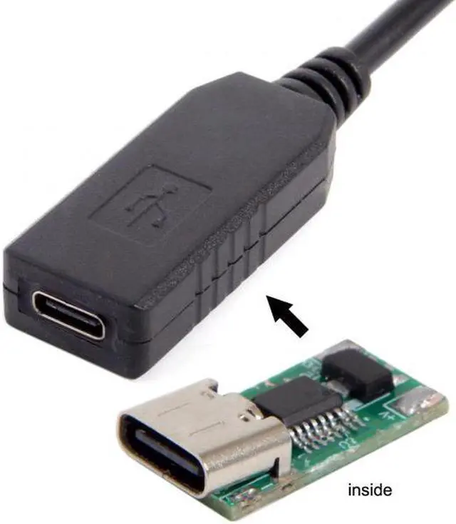 Alt view image 3 of 7 - Aomoproing USB 3.1 Type C USB-C to DC 20V 5.5 2.5mm2.1mm Power Plug PD Emulator Trigger Charge Cable for Laptop