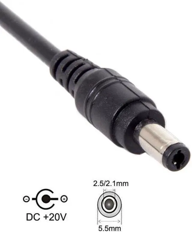 Alt view image 6 of 7 - Aomoproing USB 3.1 Type C USB-C to DC 20V 5.5 2.5mm2.1mm Power Plug PD Emulator Trigger Charge Cable for Laptop