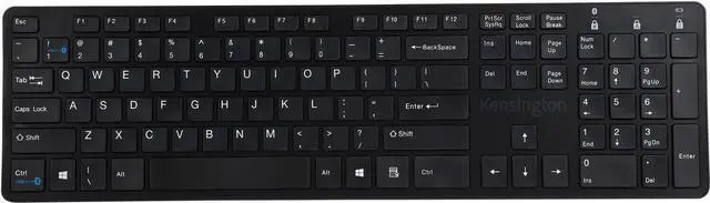 Alt view image 4 of 5 - Kensing-ton KP400 K72322US Black Micro USB Wired / Wireless Standard Switchable Keyboard