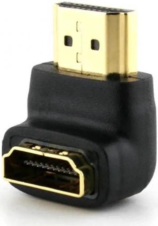 Alt view image 7 of 7 - Aomoproing 90 Degree Down Angled HDMI 1.4 Male to Female Extension Adapter Converter