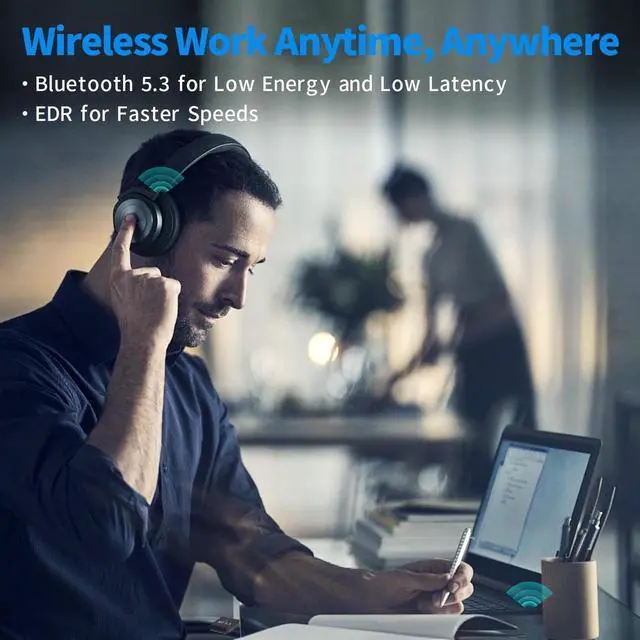 Alt view image 2 of 7 - USB Bluetooth 5.3 Adapter for PC Desktop, 20M Wireless Transmitter Dongle for Windows 11/10/8.1 Computer Laptop, Plug & Play, Pair w/Bluetooth Headset Headphones Speaker Keyboard Mouse Printer