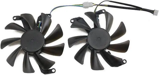 Alt view image 2 of 4 - Aomoproing 2pcs/Set 85MM GPU VGA Cooler TH9215S2H-PAA01 Graphics Fan For Palit GeForce RTX 3060 Dual RTX3060 Ti OC Video As Replacement