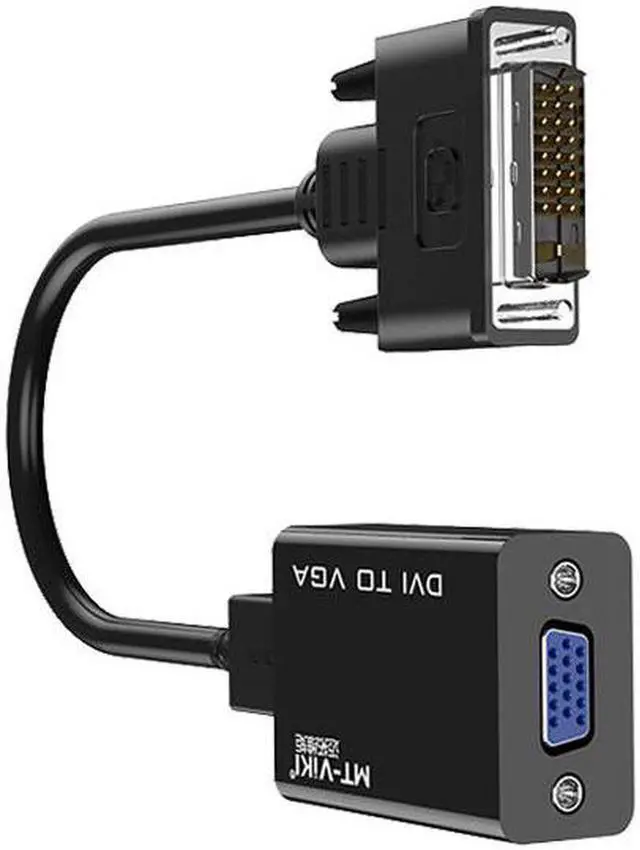 Alt view image 4 of 6 - MT-VIKI DVI (24+1)To VGA Adapter Male-To-Female Cable Computer Host Graphics Card Connected To Projector Monitor VGA Converter