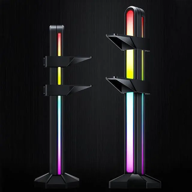 Alt view image 4 of 6 - Graphics Card Stand Frame Holder Bracket Desktop 5V 3Pin ARGB Video Card GPU Brace Support for Chassis Motherboard