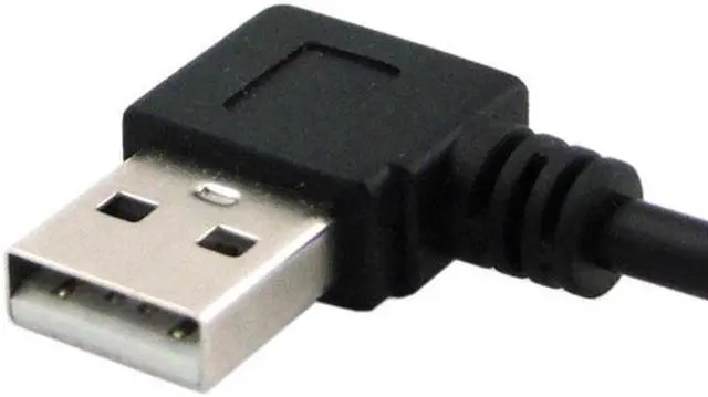 Alt view image 7 of 7 - Aomoproing  90D Left Angled Type USB 2.0 A Male to USB Female M/F Extension Cable 20cm