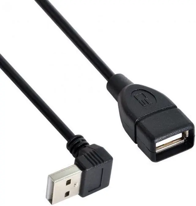 Main image of Aomoproing 90 Degree Down Angled type USB 2.0 A Male to USB A Female Cable 20cm