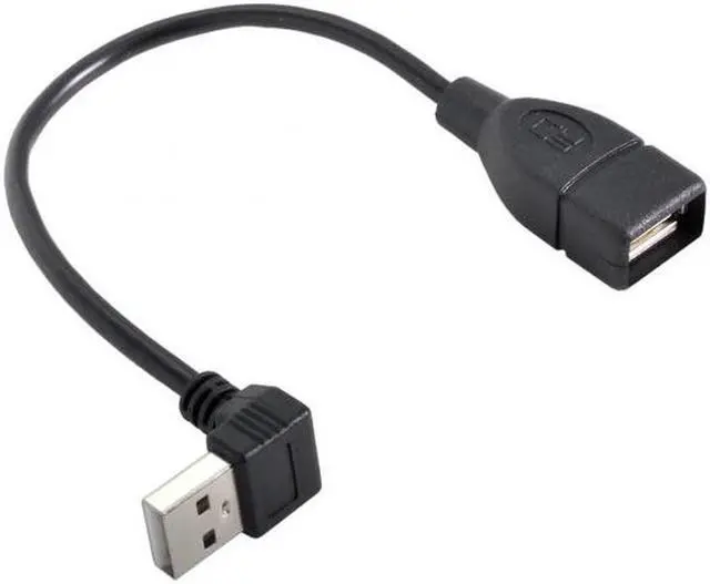 Alt view image 6 of 7 - Aomoproing 90 Degree Down Angled type USB 2.0 A Male to USB A Female Cable 20cm