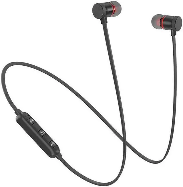 Alt view image 7 of 7 - Magnetic Bluetooth Earphone Sports Neckband Magnetic Wireless Gaming Headset Stereo Earbuds Metal Earphones With Mic For IPhone