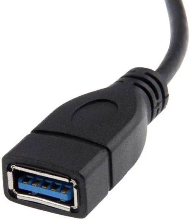 Alt view image 4 of 5 - Aomoproing Up Angled USB 3.0 Type-A Male to USB 3.0 Type-A Female Extension Cable 20cm 5Gbps 90 Degree