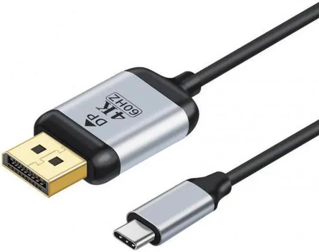 Alt view image 5 of 7 - Aomoproing USB 3.1 Type C USB-C Source to DisplayPort DP Displays Male 4K Monitor Cable for Laptop 1.8m