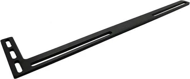 Alt view image 2 of 7 - Graphics Card GPU Brace Support Black Video Card Sag Holder/Holster Bracket, Anodized Aerospace Aluminum, Single or Dual Slot Cards