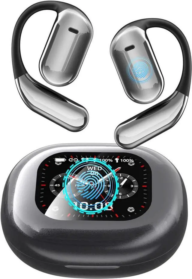 Main image of [Upgraded] Ai Translation Earbuds Real Time,144 Language Translator Over The Ear Earbuds | Intelligent Touch Screen Bluetooth Earphones | True Wireless Open Ear Earbuds Bluetooth 5.4 Headphones