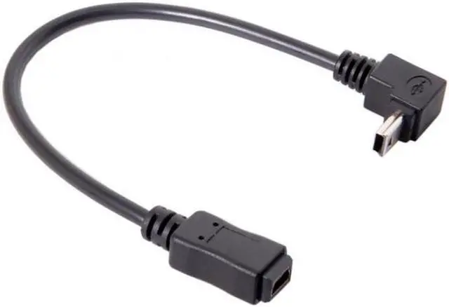 Alt view image 4 of 7 - Aomoproing GPS Mini USB 5P 90D Down Direction Angled Male to 5p Female Extension Cable 0.2M